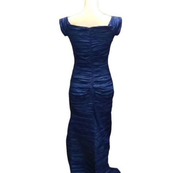 Alex Evenings Royal Blue Evening Prom Dress Women's Size 6 - Picture 5 of 7